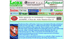 Desktop Screenshot of licke-novine.hr